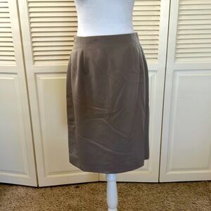 Nordstrom Classique Entier pencil skirt in beige